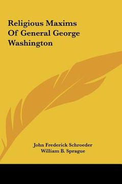 portada religious maxims of general george washington