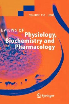 portada reviews of physiology, biochemistry and pharmacology 153