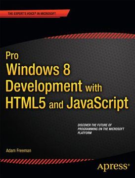 portada pro windows 8 development with html5 and javascript