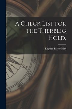 portada A Check List for the Therblig Hold. (en Inglés)