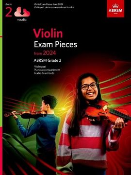 portada Violin Exam Pieces From 2024, Abrsm Grade 2, Violin Part, Piano Accompaniment & Audio (en Inglés)