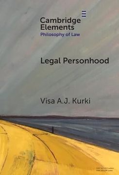 portada Legal Personhood (Elements in Philosophy of Law) (en Inglés)