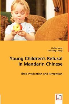 portada young children's refusal in mandarin chinese