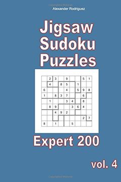 portada Jigsaw Sudoku Puzzles - Expert 200 Vol. 4 (Volume 4) (en Inglés)