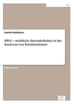 portada Bwg - Rechtliche Besonderheiten in Der Insolvenz Von Kreditinstituten (German Edition)