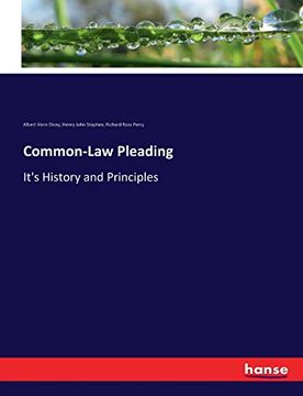portada Common-Law Pleading: It's History and Principles (en Inglés)