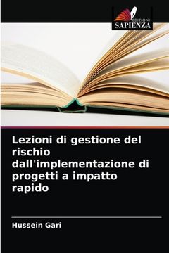 portada Lezioni di gestione del rischio dall'implementazione di progetti a impatto rapido (in Italian)