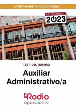 portada Auxiliar Administrativo/A del Ayuntamiento de Cordoba 2023. Test del Temario