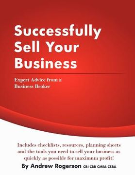 portada successfully sell your business (in English)