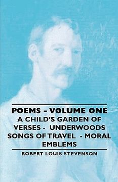 portada poems - volume one - a child's garden of verses - underwoods songs of travel - moral emblems (en Inglés)