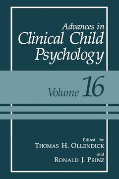 portada Advances in Clinical Child Psychology