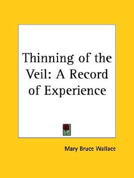 portada thinning of the veil: a record of experience