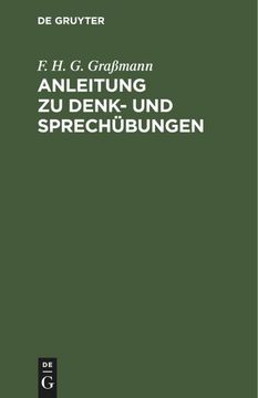 portada Anleitung zu Denk- und Sprechübungen (in German)