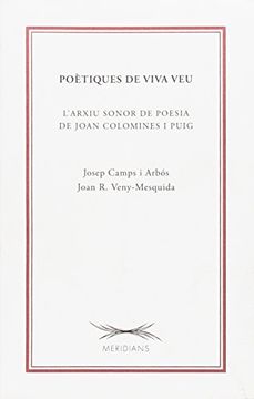 portada Poètiques de viva veu (Meridians)