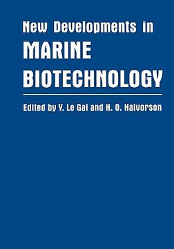 portada new developments in marine biotechnology (en Inglés)