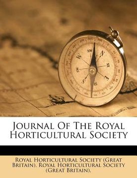 portada journal of the royal horticultural society (en Inglés)