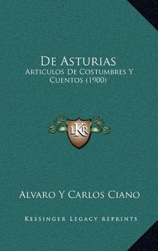 portada De Asturias: Articulos de Costumbres y Cuentos (1900)