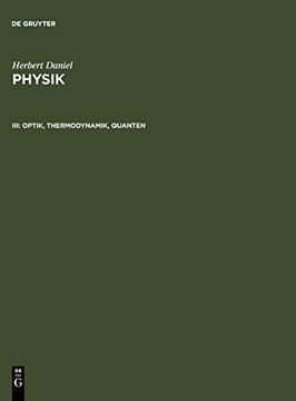 portada Optik, Thermodynamik, Quanten (en Alemán)