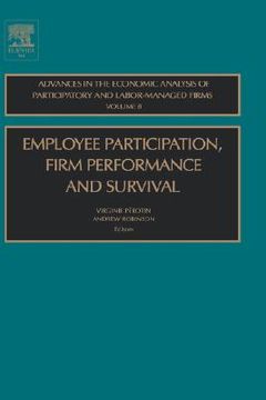portada employee participation, firm performance and survival (en Inglés)