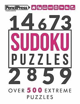 portada Sudoku Puzzles: Over 500 Extreme Sudoku Puzzles (in English)