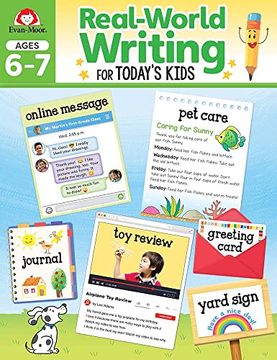 portada Real-World Writing Activities for Today'S Kids, Ages 6-7 (en Inglés)