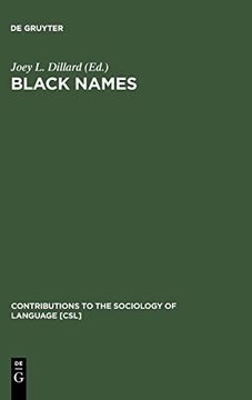 portada Black Names (Contributions to the Sociology of Language [Csl]) (en Inglés)
