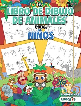 portada El Libro de Dibujo de Animales Para Niños: Cómo Dibujar 365 Animales, Paso a Paso (Libros Para Niños de 10 Años, Libros Para Niños de 10 Años) (in Spanish)
