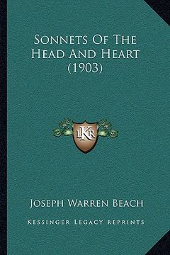 portada sonnets of the head and heart (1903) (in English)