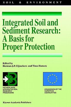 portada integrated soil and sediment research: a basis for proper protection: selected proceedings of the first european conference on integrated research for (en Inglés)