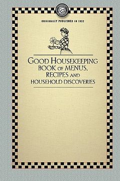 portada good housekeeping's book of menus (en Inglés)