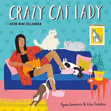 portada Crazy cat Lady Mini Wall Calendar 2020 