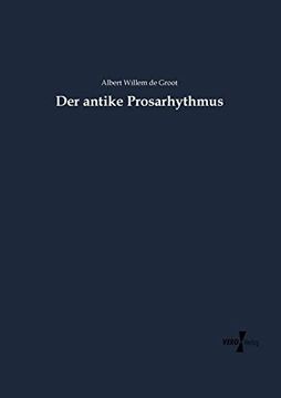 portada Der Antike Prosarhythmus (en Alemán)