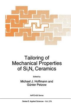 portada Tailoring of Mechanical Properties of Si3n4 Ceramics (in English)