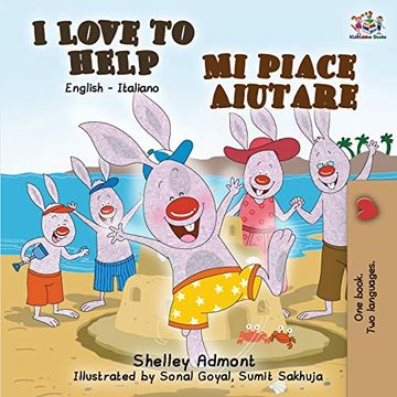 portada I Love to Help mi Piace Aiutare: English Italian Bilingual Edition (English Italian Bilingual Collection) (en Italiano)