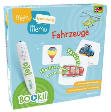 portada Bookii Mein Sprechendes Memo Fahrzeuge (en Alemán)