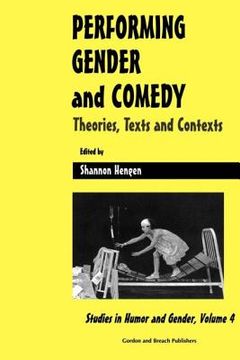 portada performing gender and comedy (en Inglés)