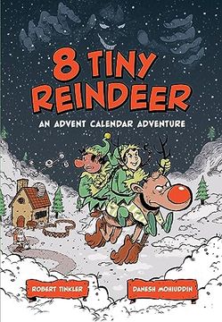 portada 8 Tiny Reindeer: An Advent Calendar Adventure (en Inglés)