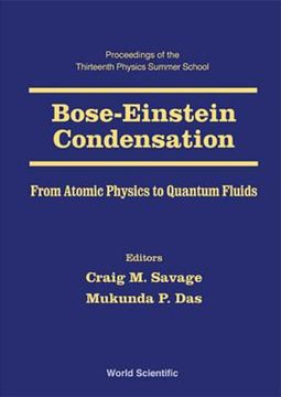 portada bose-einstein condensation - from atomic physics to quantum fluids, procs of the 13th physics summer sch