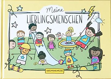 portada Freundschaftsbuch Meine Lieblingsmenschen - Grundschule das Besondere Freundebuch für Alle Grundschulkinder von Brombeermama (in German)