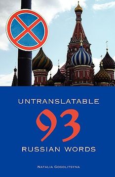 portada 93 untranslatable russian words (en Inglés)