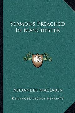 portada sermons preached in manchester (en Inglés)