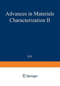 portada Advances in Materials Characterization II (en Inglés)