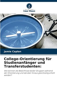 portada College-Orientierung für Studienanfänger und Transferstudenten (in German)