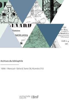 portada Archives du bibliophile (en Francés)
