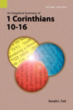 portada an exegetical summary of 1 corinthians 10-16, 2nd edition (en Inglés)