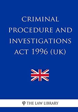 portada Criminal Procedure and Investigations act 1996 