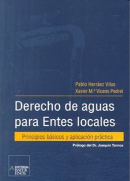 portada Derecho d eaguas para entes locales (in Spanish)