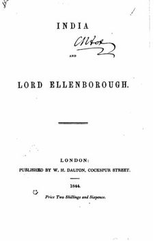 portada India and Lord Ellenborough
