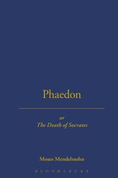 portada phoedon: or, the death of socrates