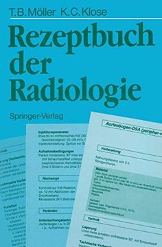 portada Rezeptbuch der Radiologie (in German)